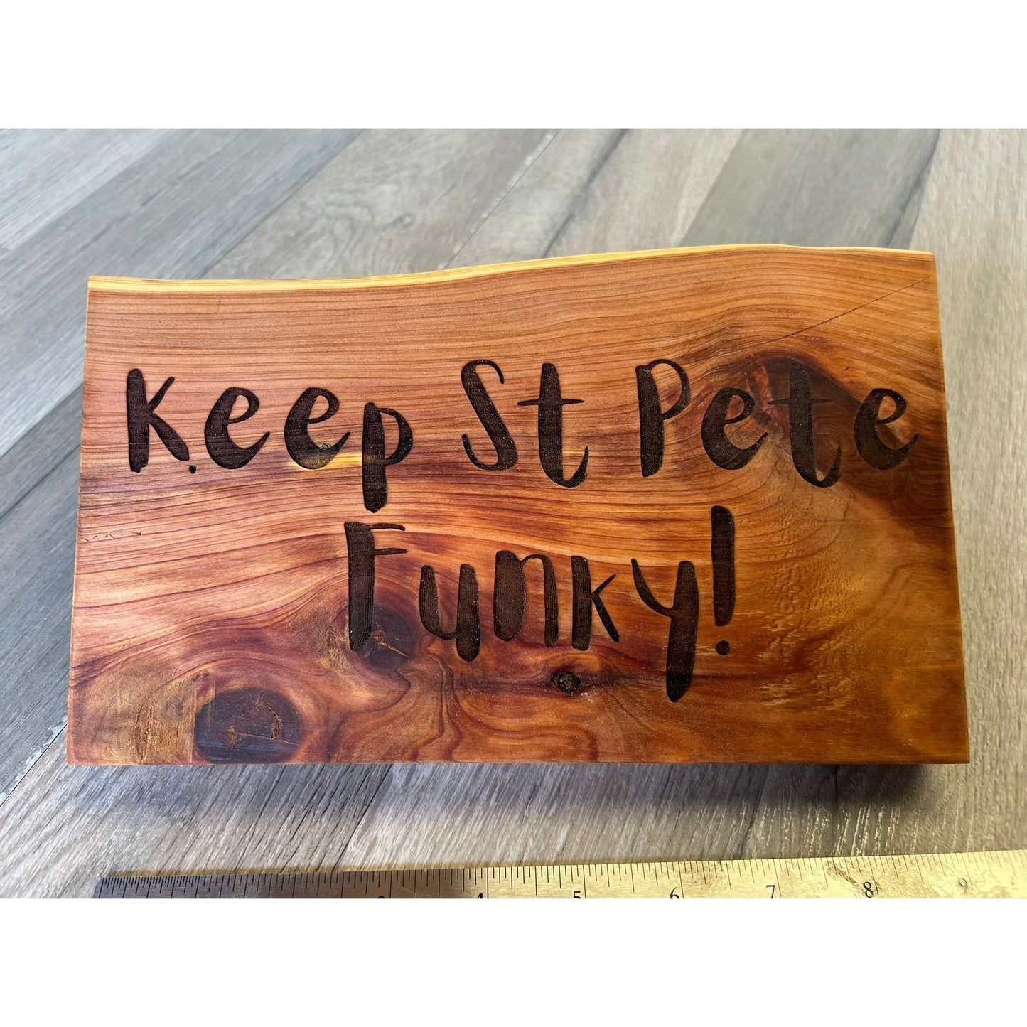 Wood Sign, Keep St Pete Funky