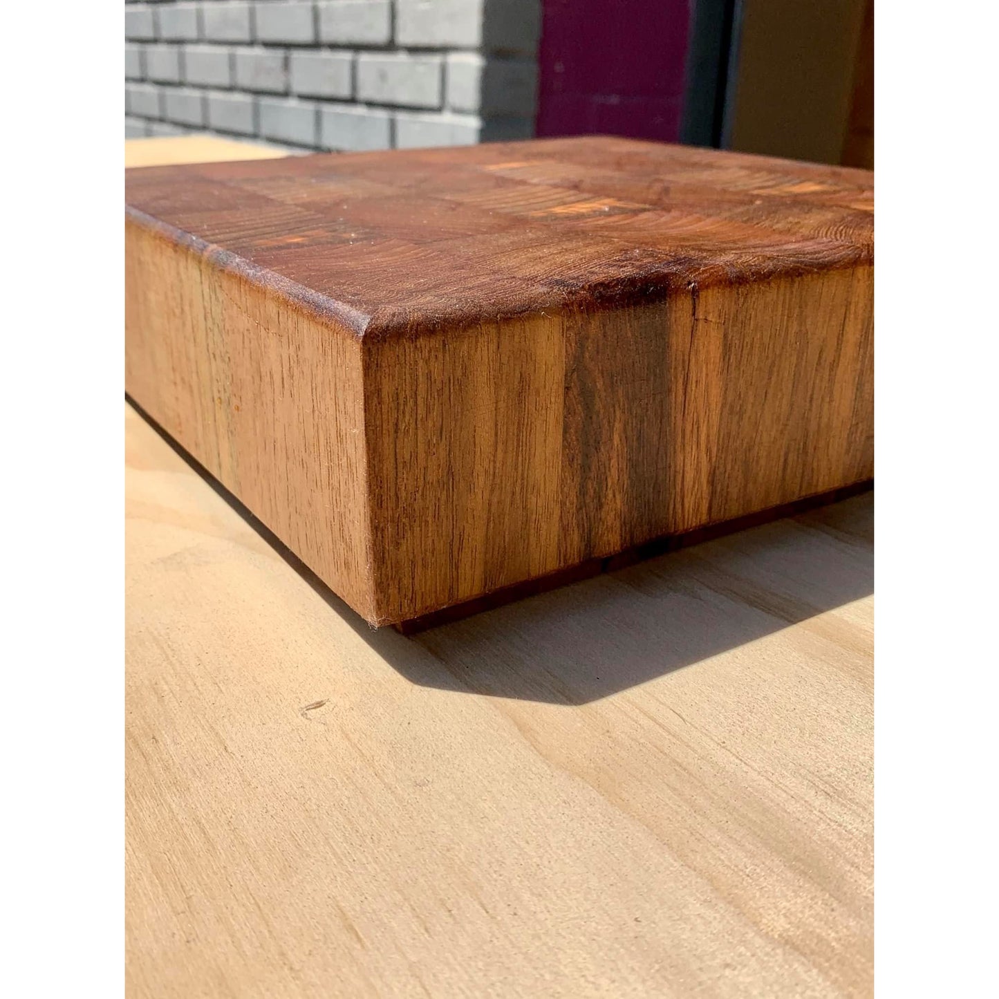 Cutting block, Teak (Sold)