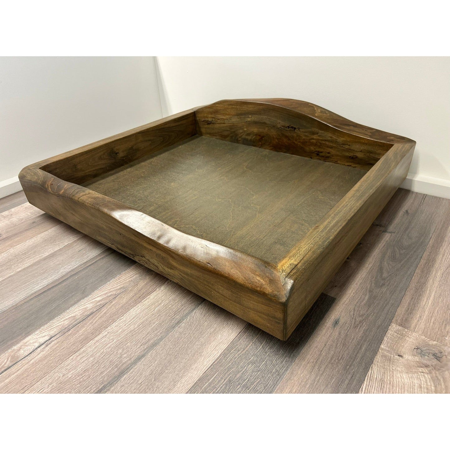 Sycamore Wood Live-Edge Pet Bed (Sold)