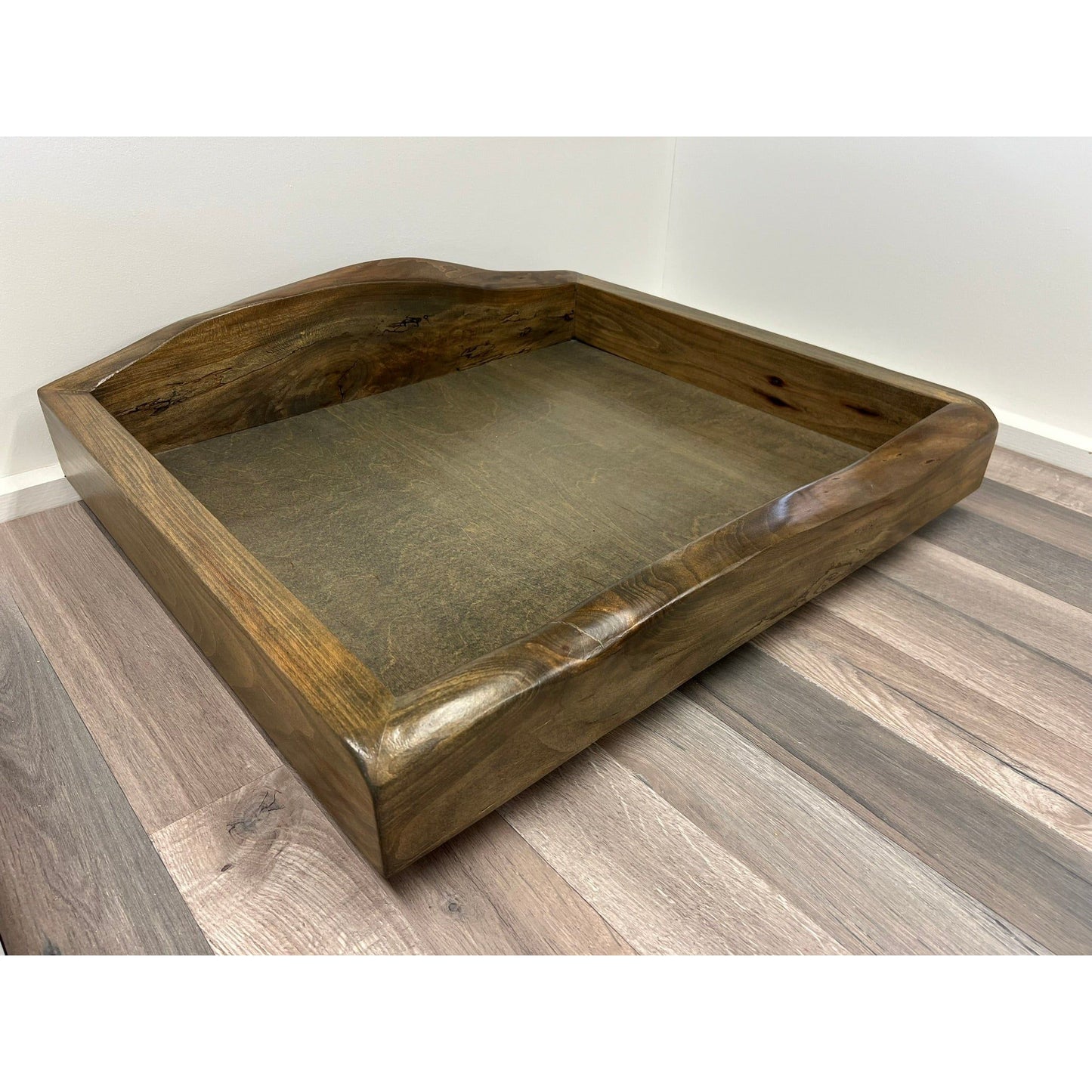 Sycamore Wood Live-Edge Pet Bed (Sold)