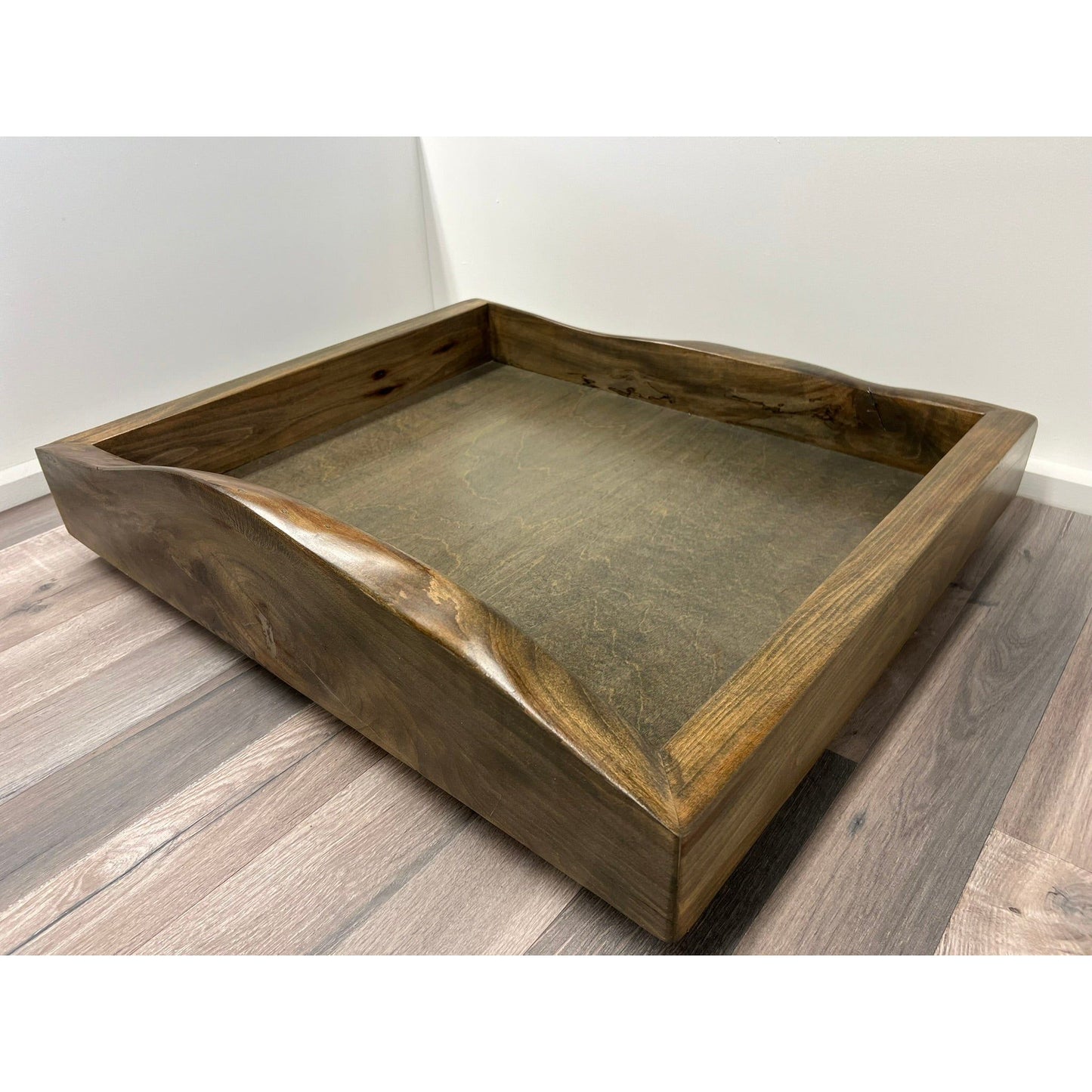 Sycamore Wood Live-Edge Pet Bed (Sold)