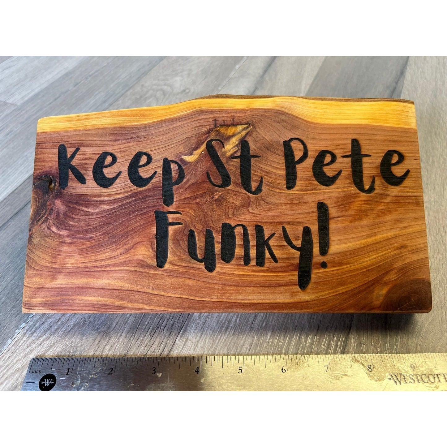 Wood Sign, Keep St Pete Funky